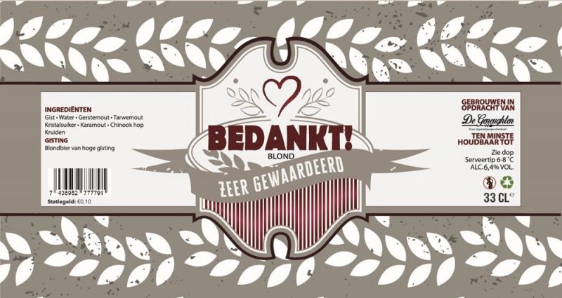 Bier - Bedankt - Tripel