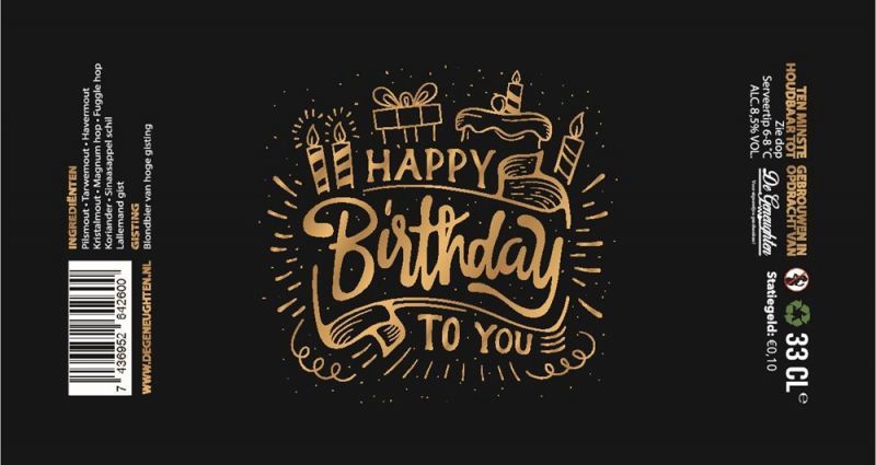 Bier - Happy Birthday