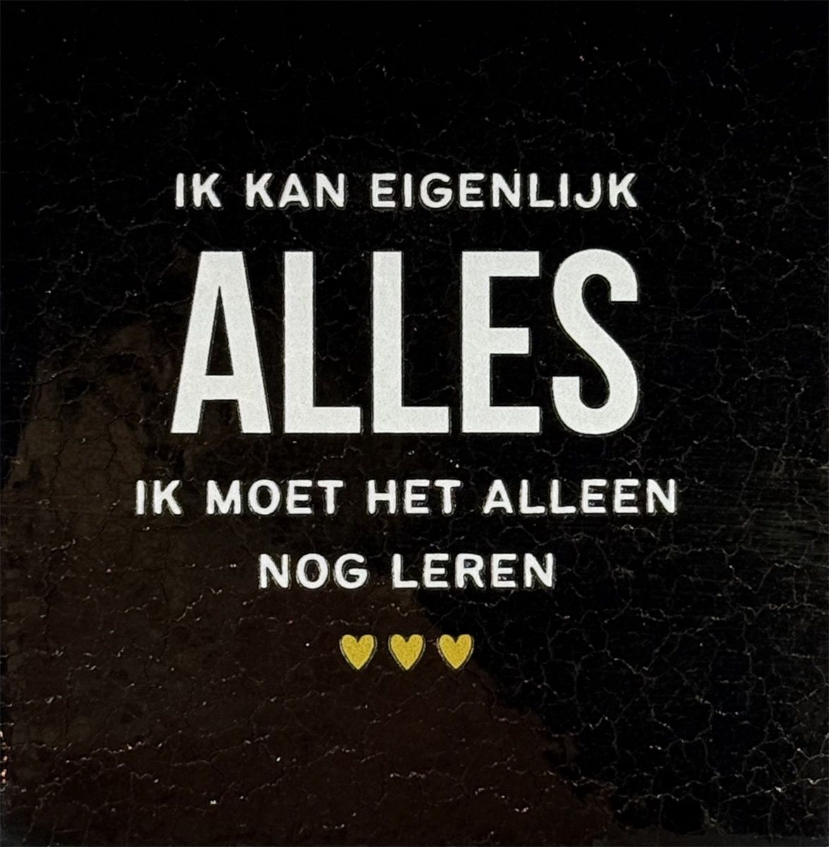 Tegeltje - Ik kan eigenlijk alles - Goud