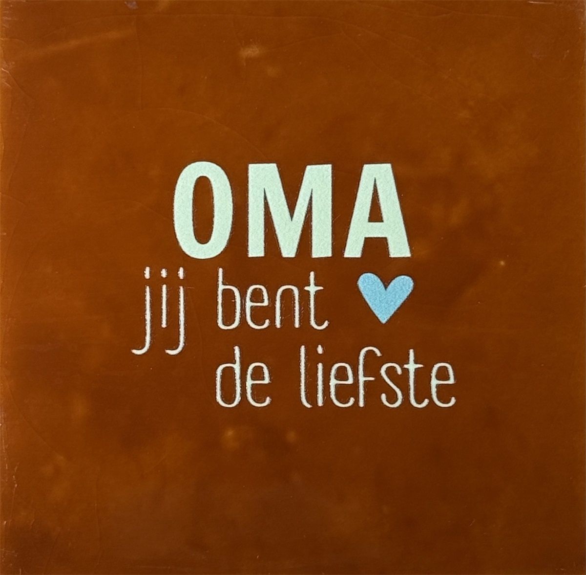 Tegeltje - Oma - Terra