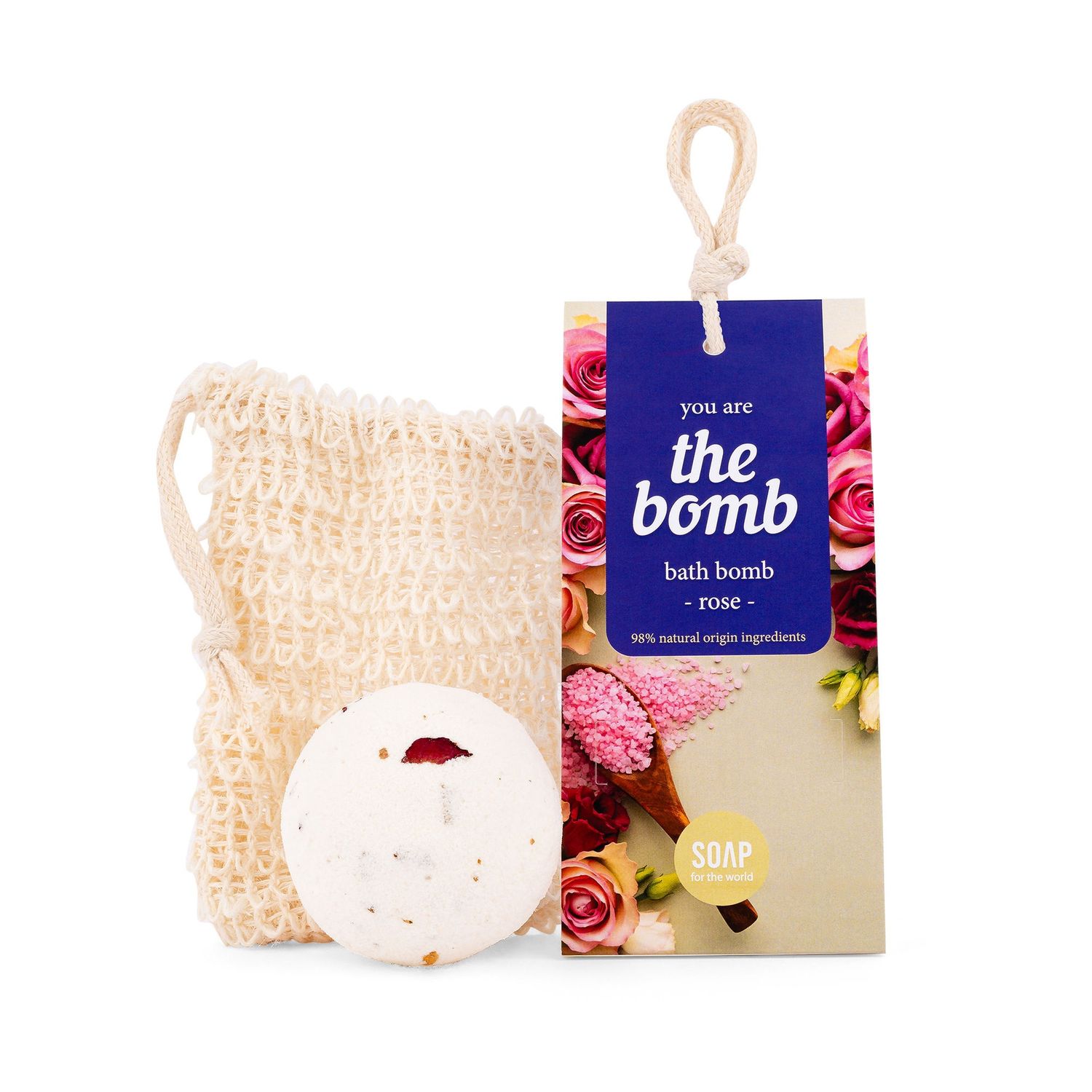 You're the bomb! - Bruisbal met washand - Rose