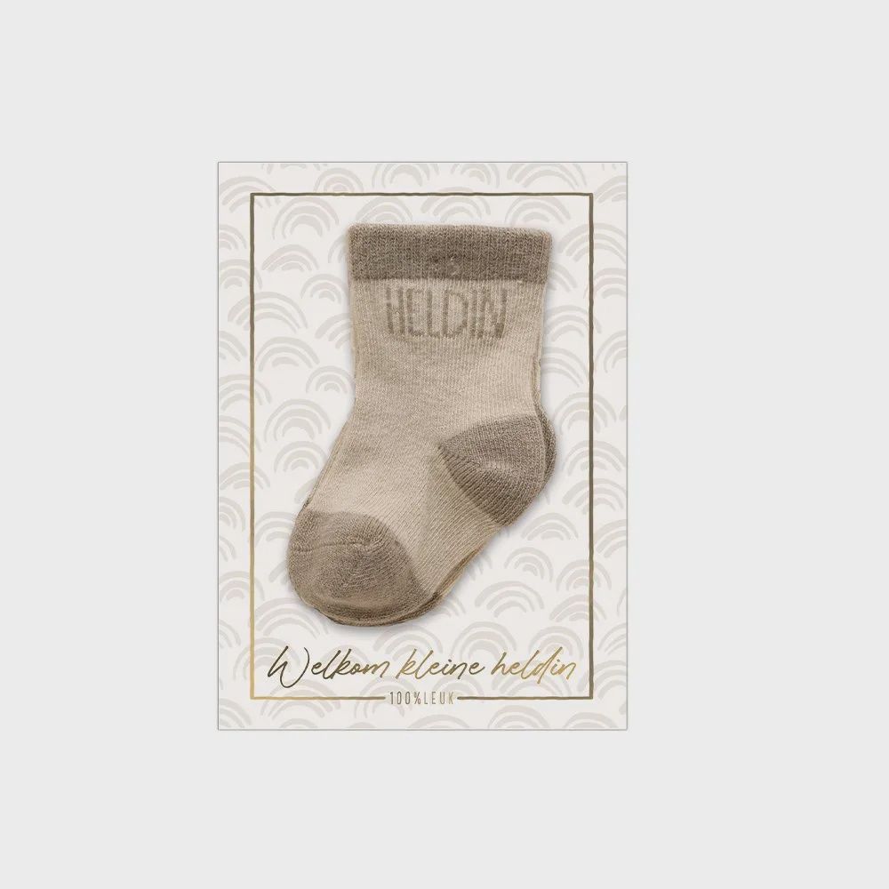 100% Leuk - Babysokjes – Heldin