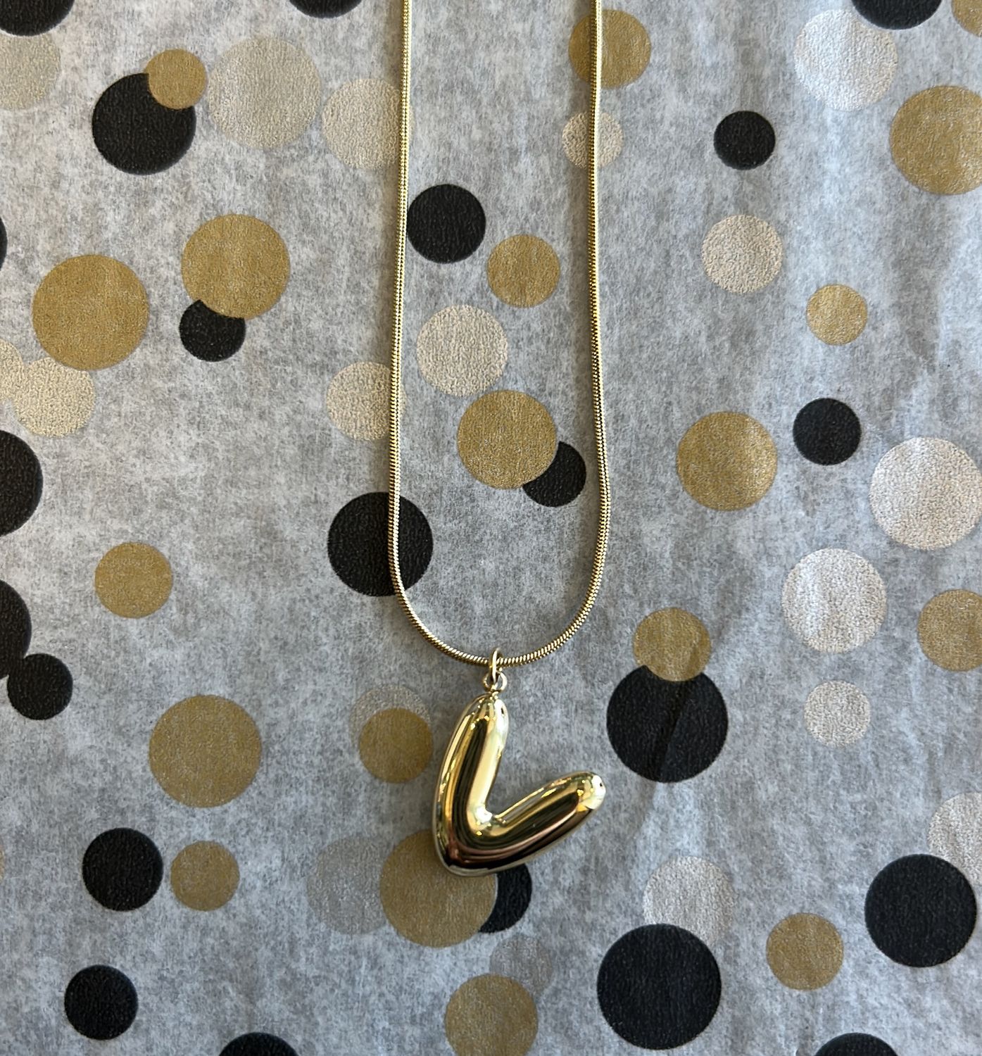 I'm Dutch - Letter ketting - Goud - V