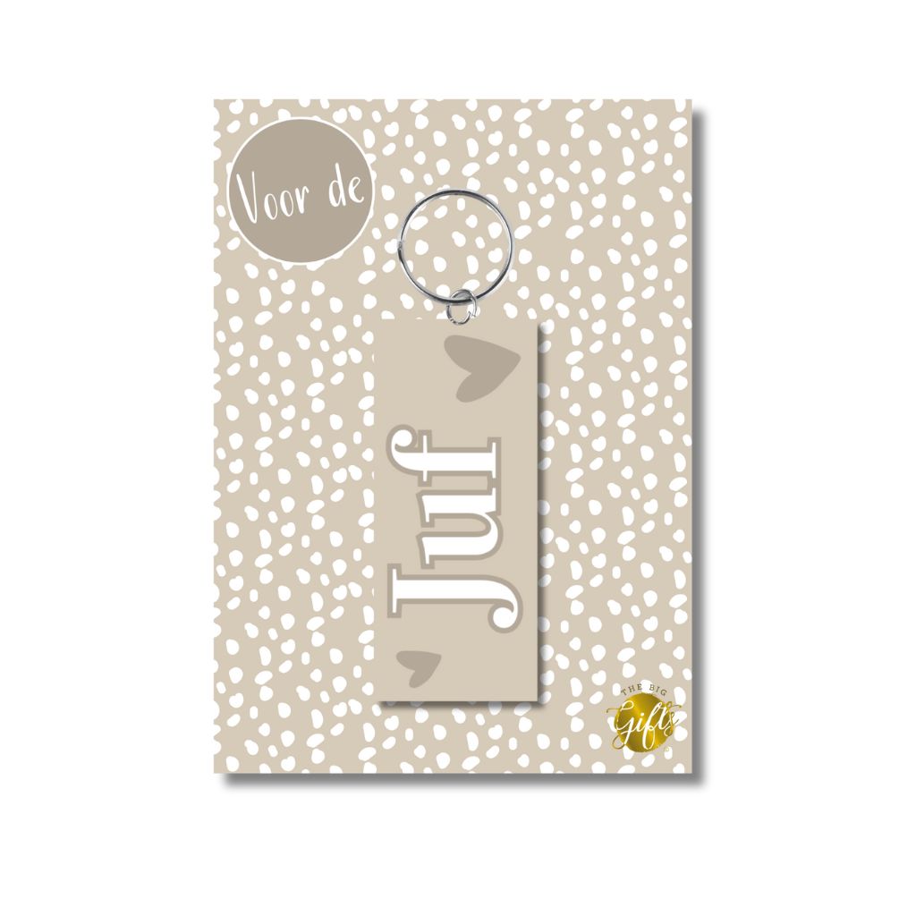 Sleutelhanger – Juf