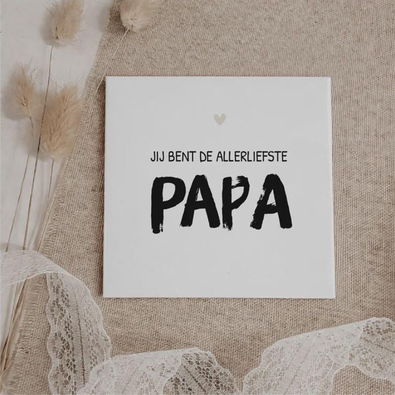 Tegeltje - Papa