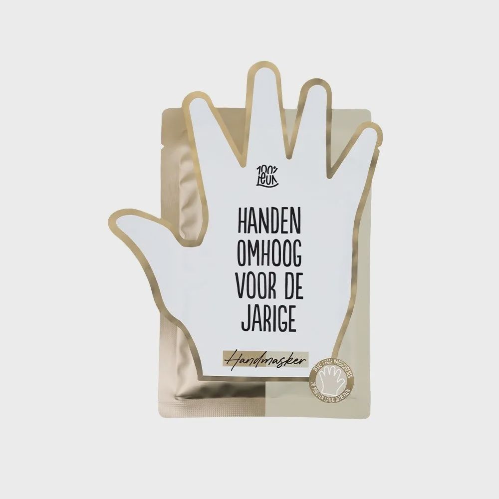 100% Leuk - Handmasker – Jarige