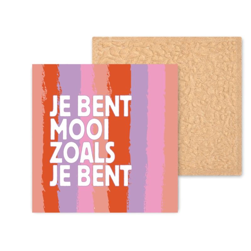 Tegeltje - AGW - Mooi zoals je bent