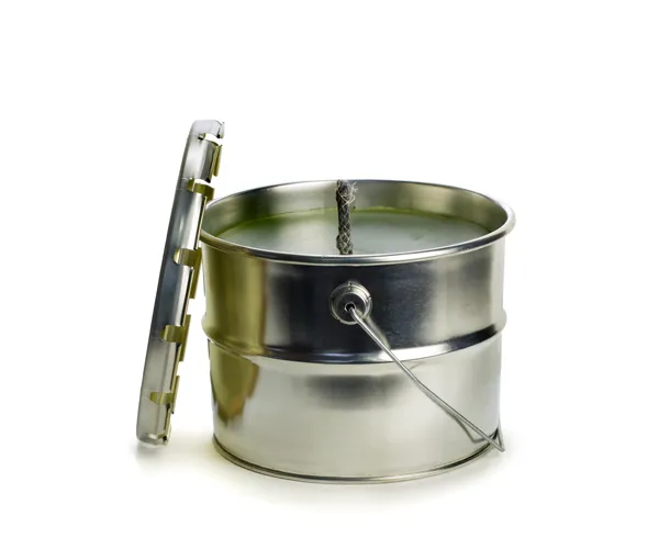 Rustik Lys – Buitenkaars in blik – Leaf green