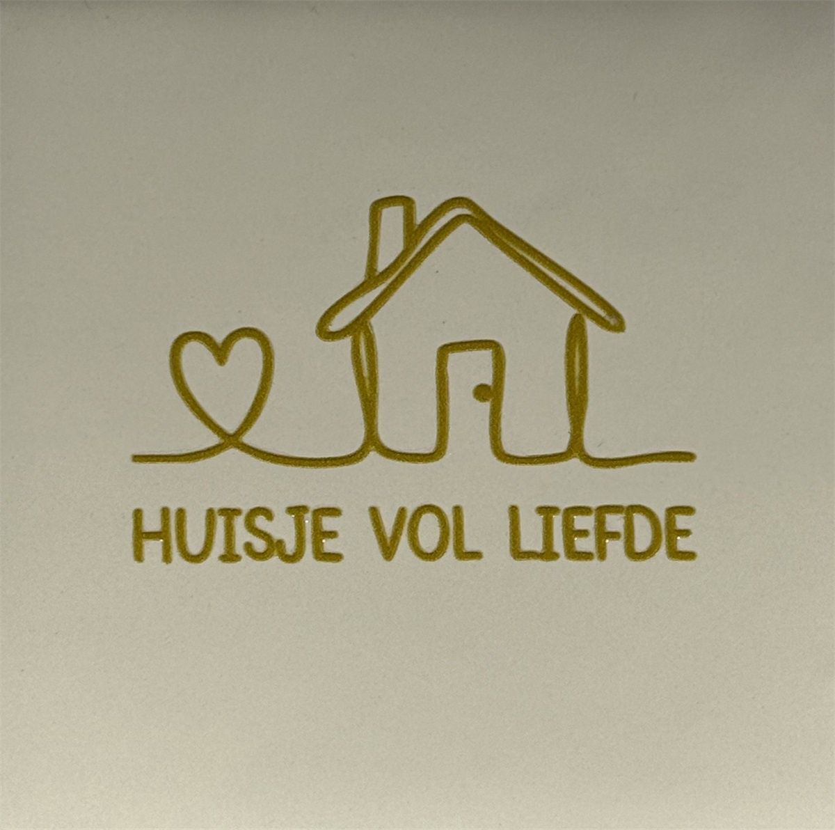 Tegeltje - Huisje vol liefde