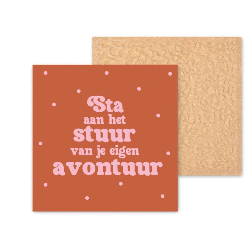 Tegeltje - AGW - Stuur avontuur