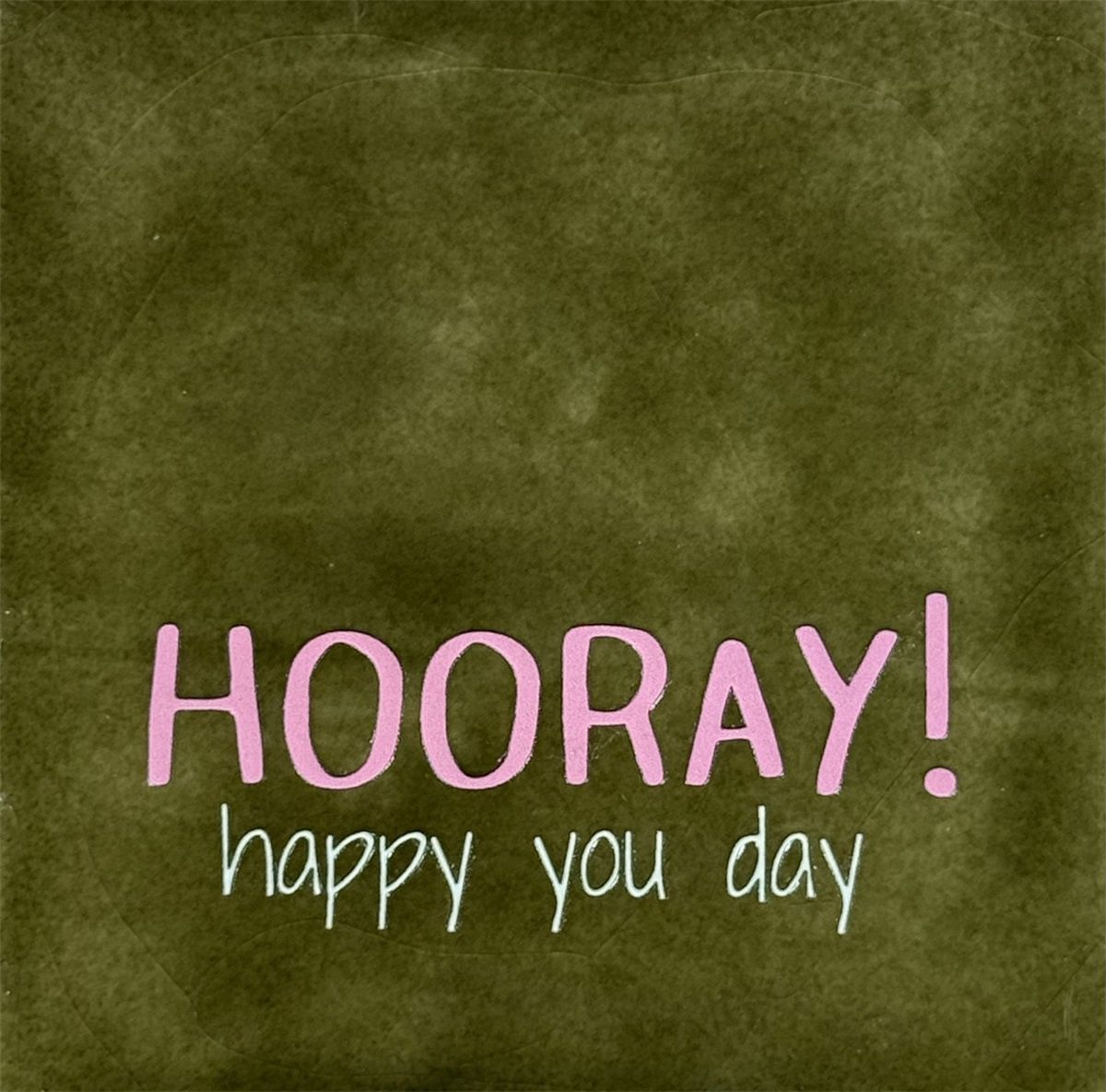 Tegeltje - Hooray happy you day