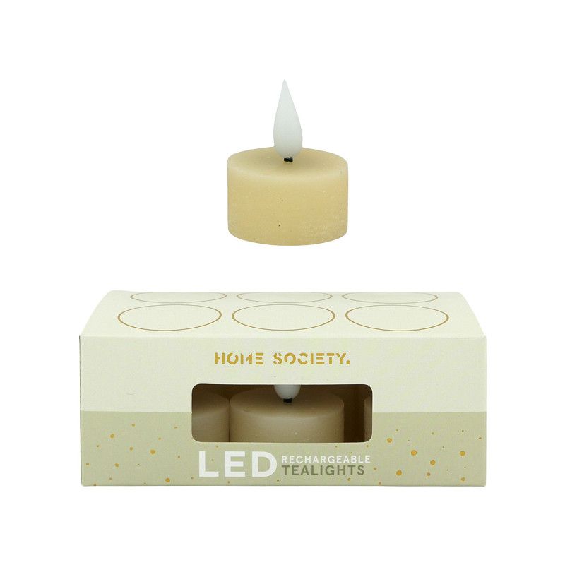 LED - Waxinelichtjes - Recharge - Set 6