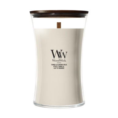 WoodWick - Tonka &amp; almond milk - Large