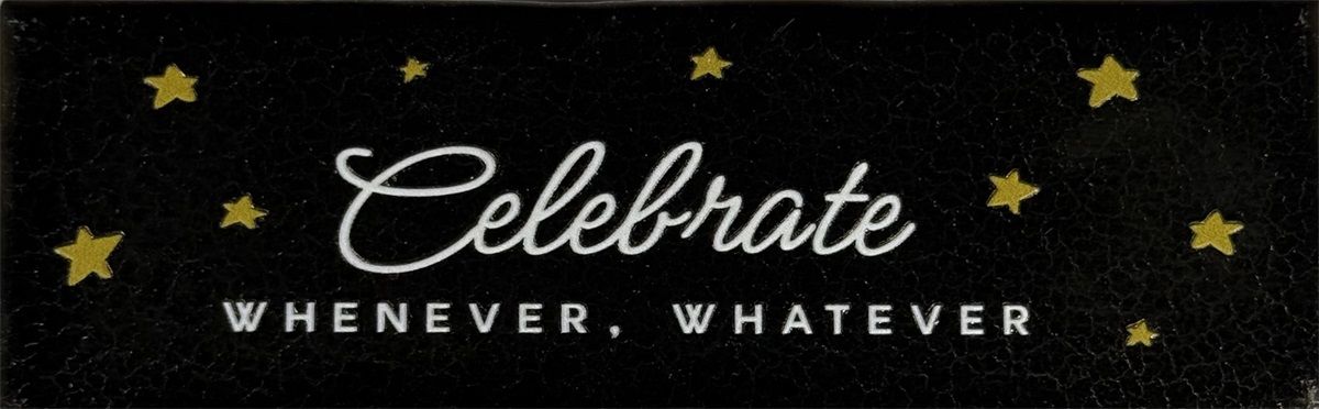 Tegeltje - DO - Celebrate - Goud