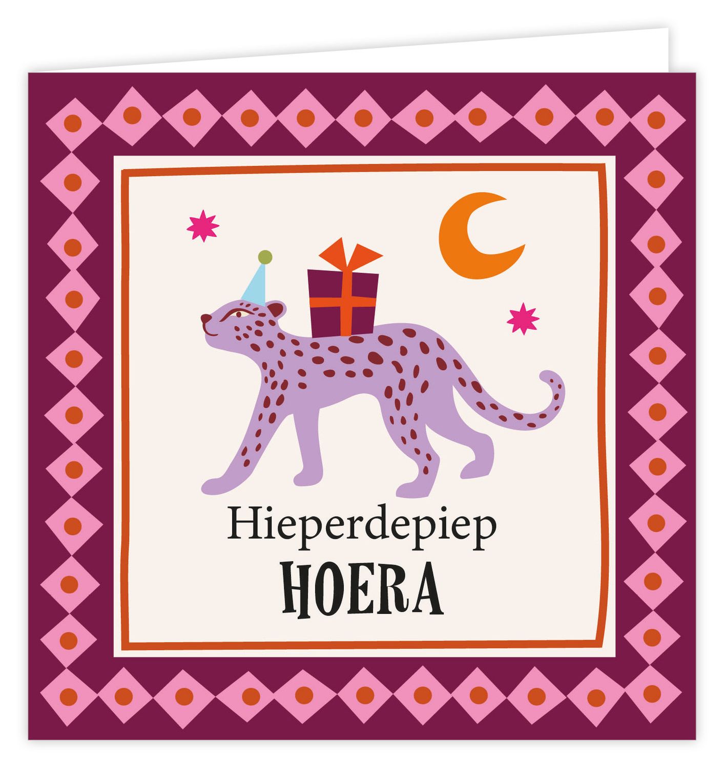 Wenskaart - Palm - Hieperdepiep HOERA