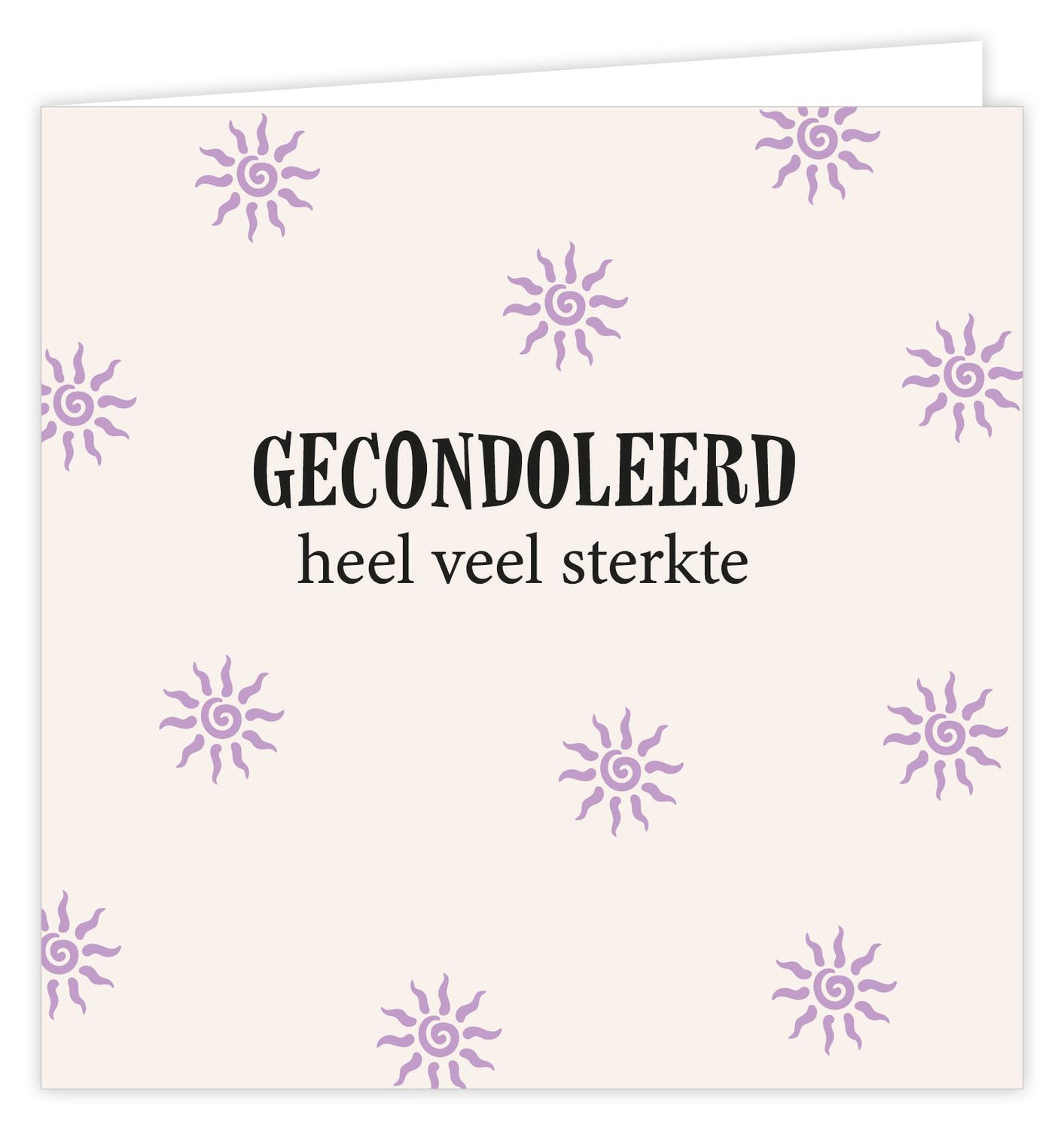 Wenskaart - Palm - Gecondoleerd