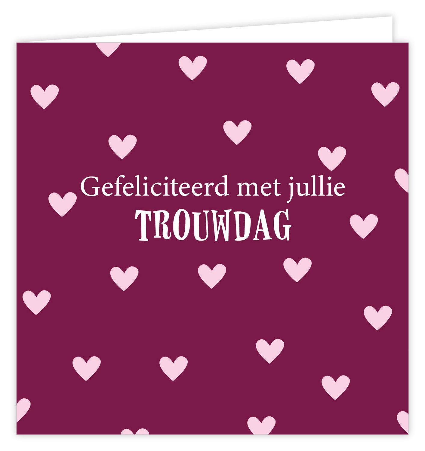Wenskaart - Palm - Gefeliciteerd met jullie trouwdag