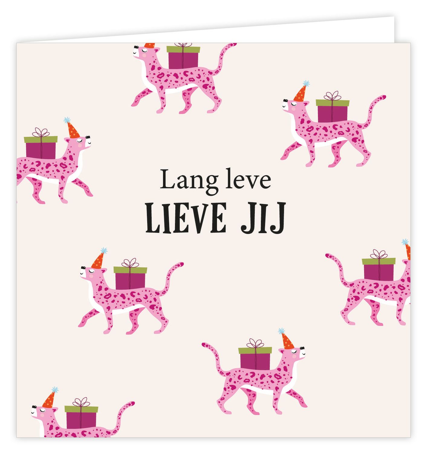 Wenskaart - Palm - Lang leve lieve jij