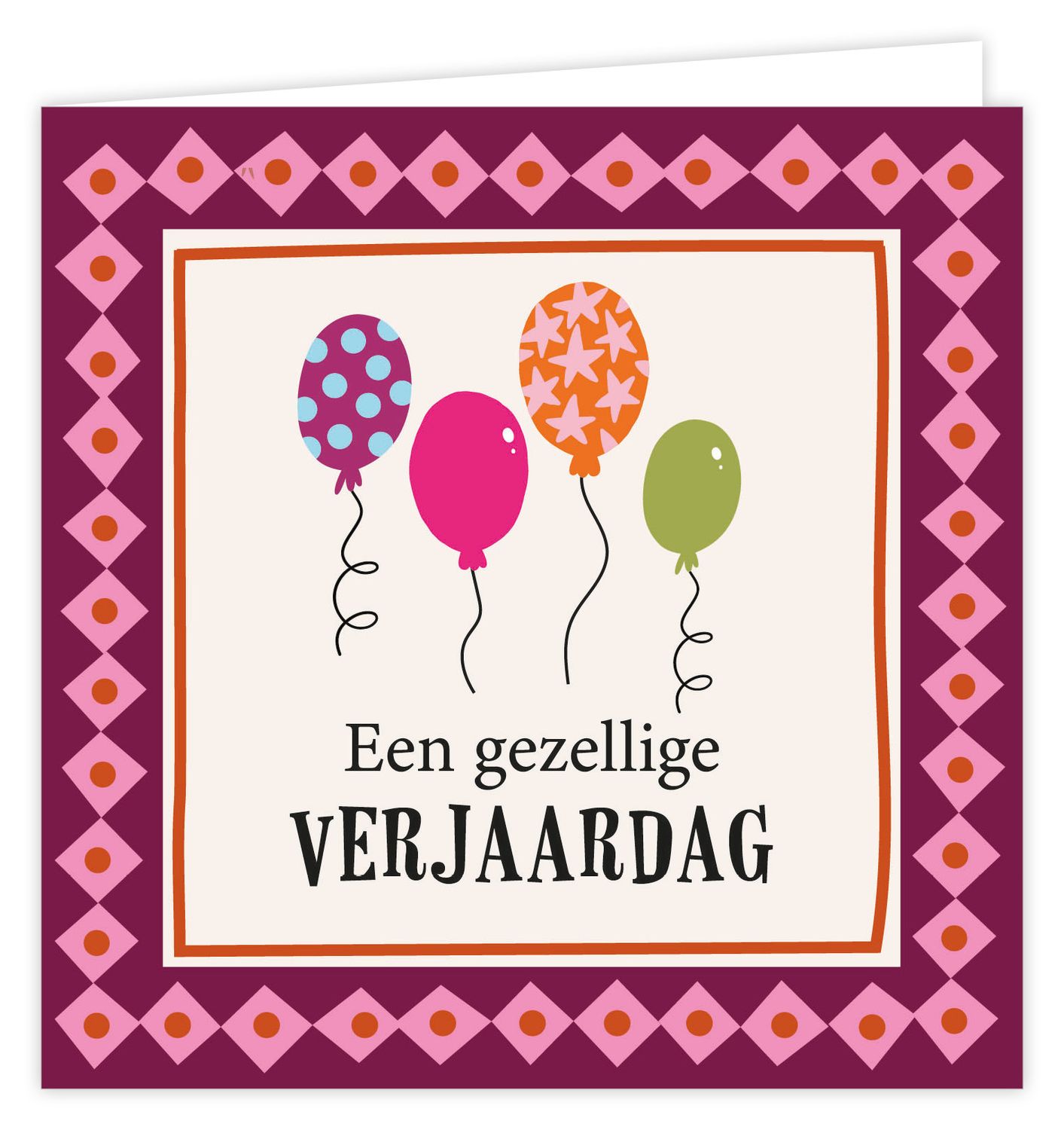 Wenskaart - Palm - Een gezellige verjaardag
