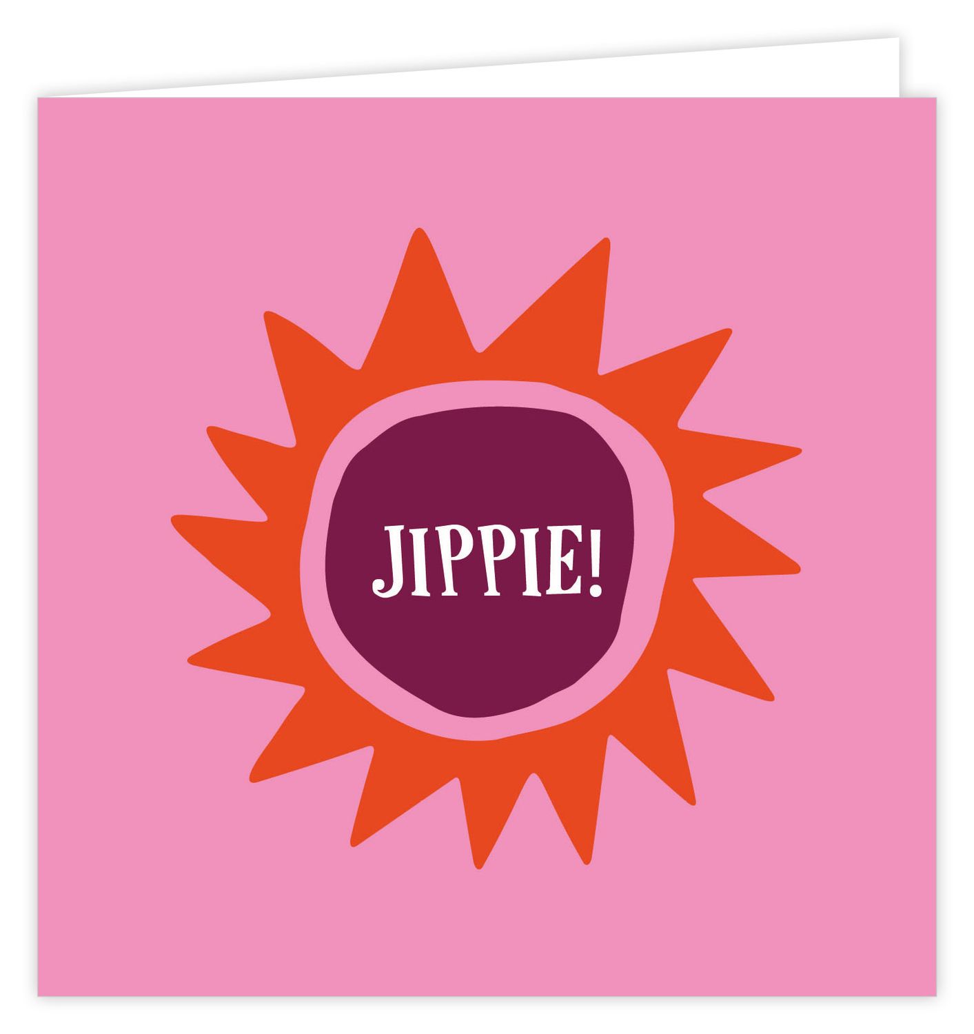 Wenskaart - Palm - JIPPIE!