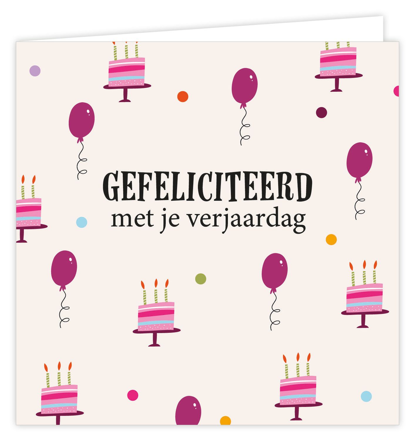 Wenskaart - Palm - Gefeliciteerd met je verjaardag