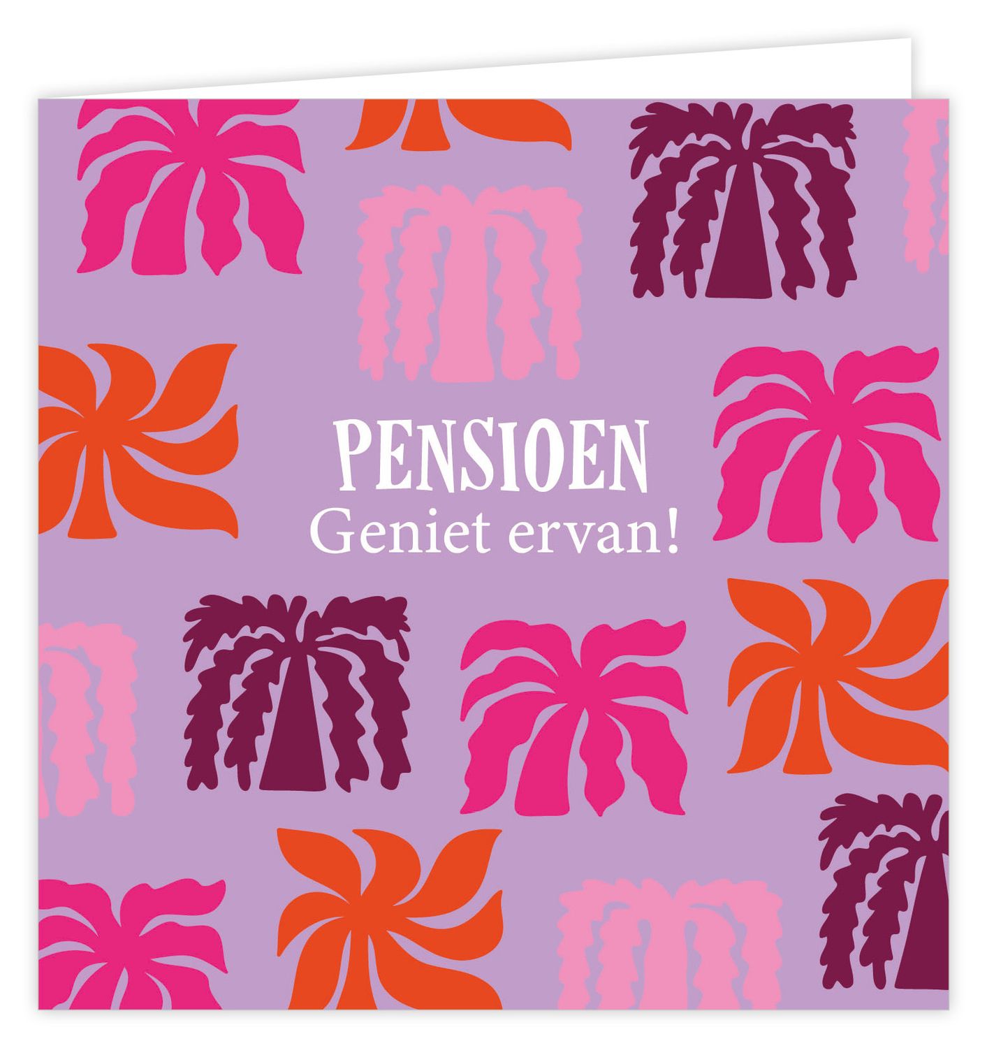 Wenskaart - Palm - Pensioen