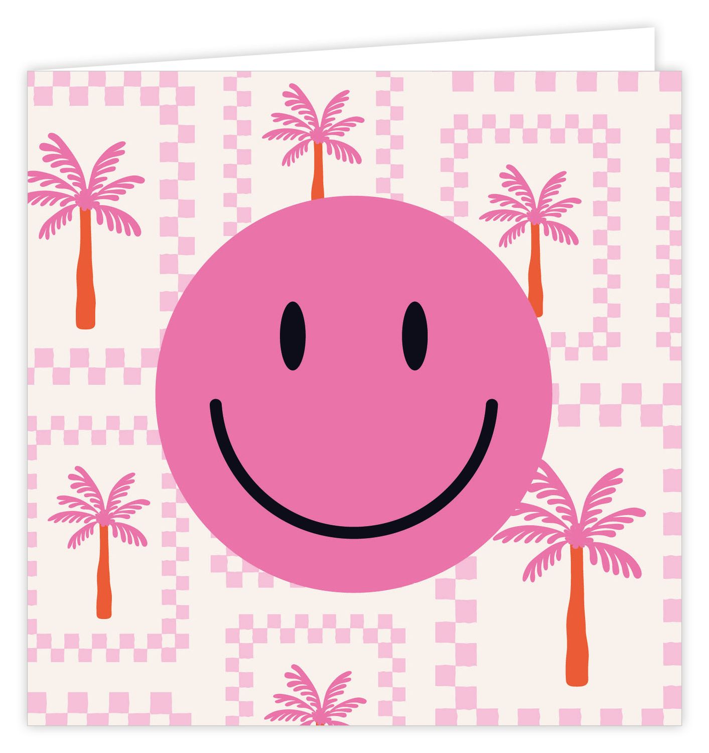Wenskaart - Palm - Smiley