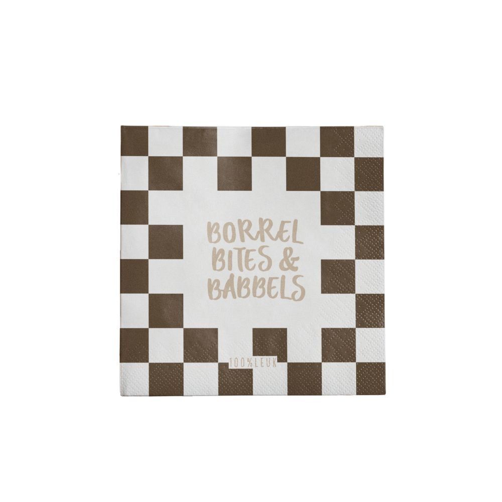 Servetten - Borrel bites &amp; babbels