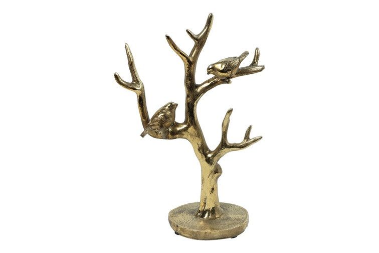 Ornament - Boom, vogels - Gido - Goud
