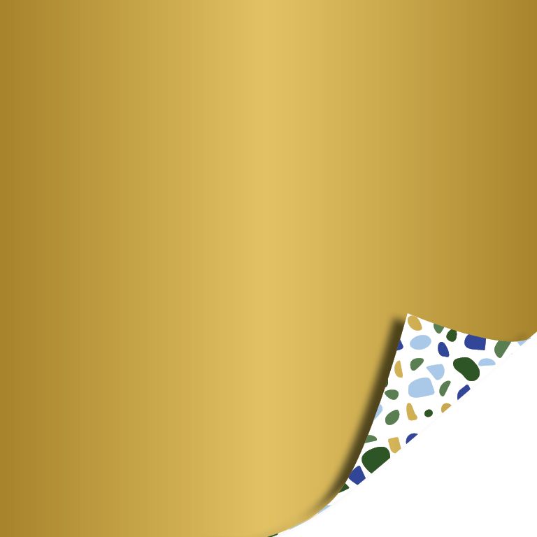 Inpakpapier - Terrazzo - Blauw