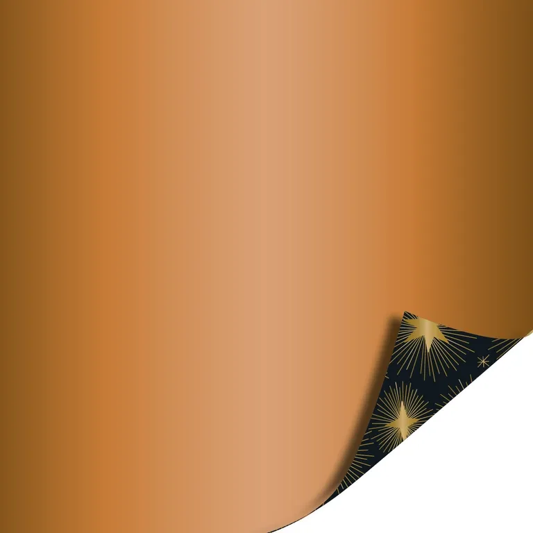 Inpakpapier - Stargazing - Black/gold