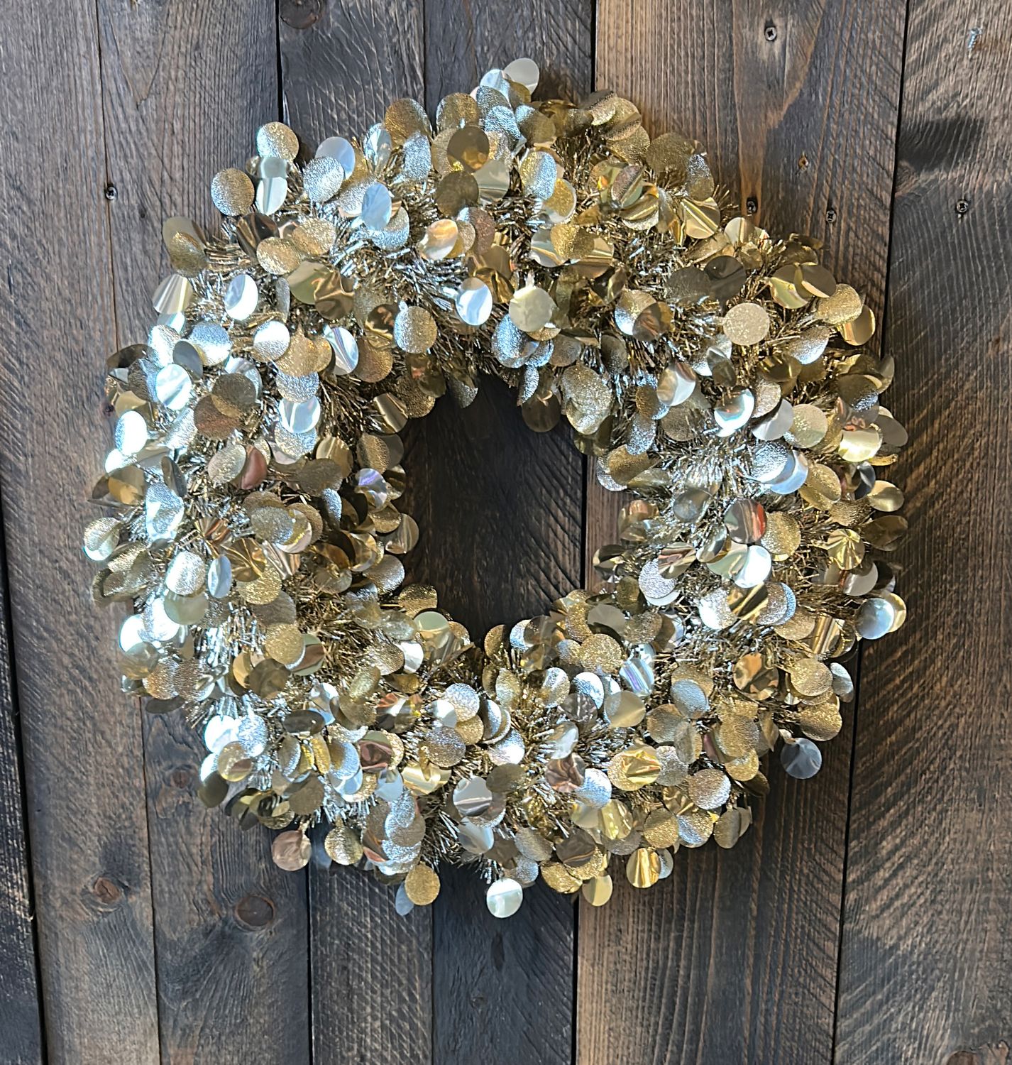 Kerst krans - Goud