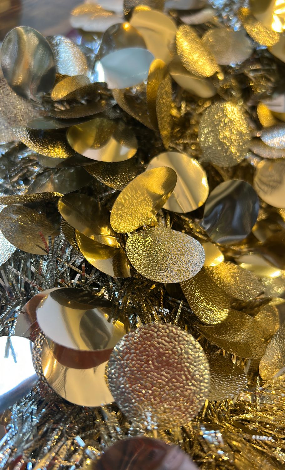 Kerst krans - Goud