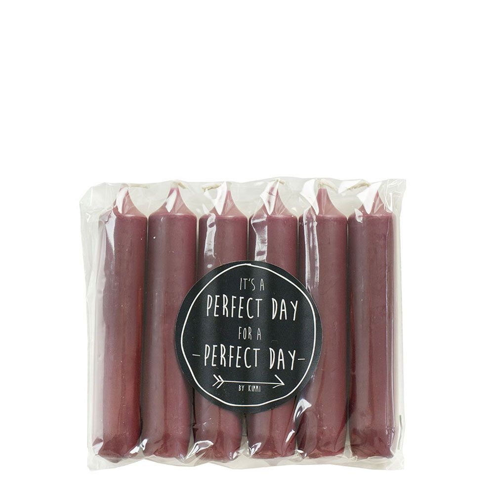 Rustik Lys – Mini dinerkaars – Aubergine