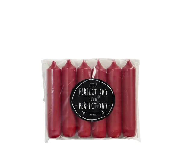 Rustik Lys – Mini dinerkaars –  Antiek Rood