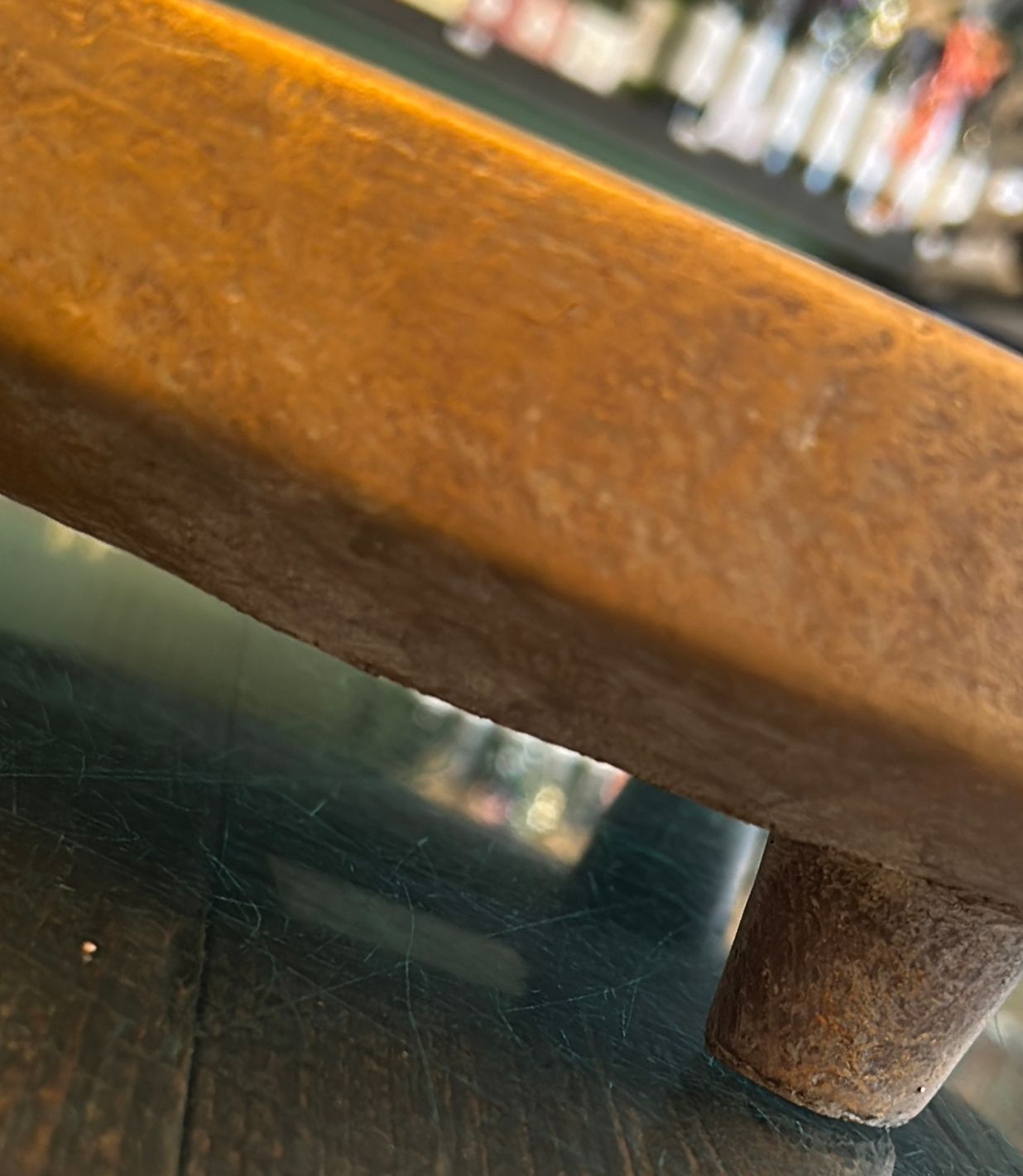Concrete golden plate - M