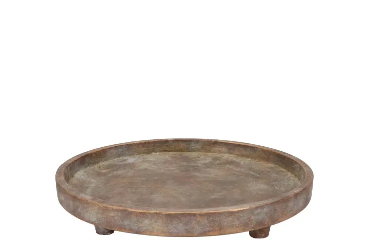 Concrete golden plate - S