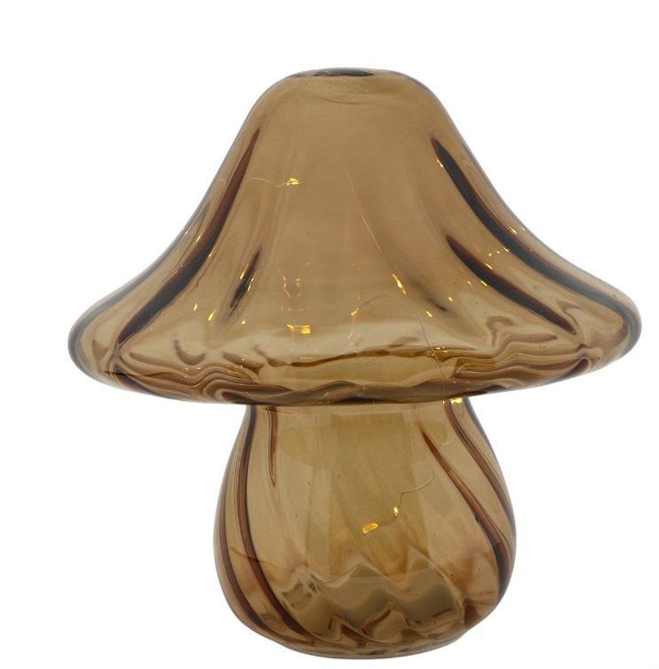 Tafellamp - Mushroom, Paddenstoel: Bruin