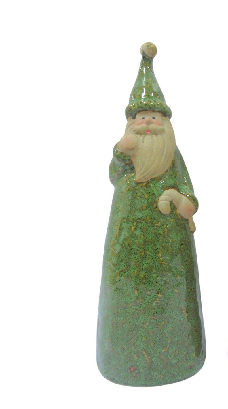 Deco - Santa - Leon, Kerstman: Groen