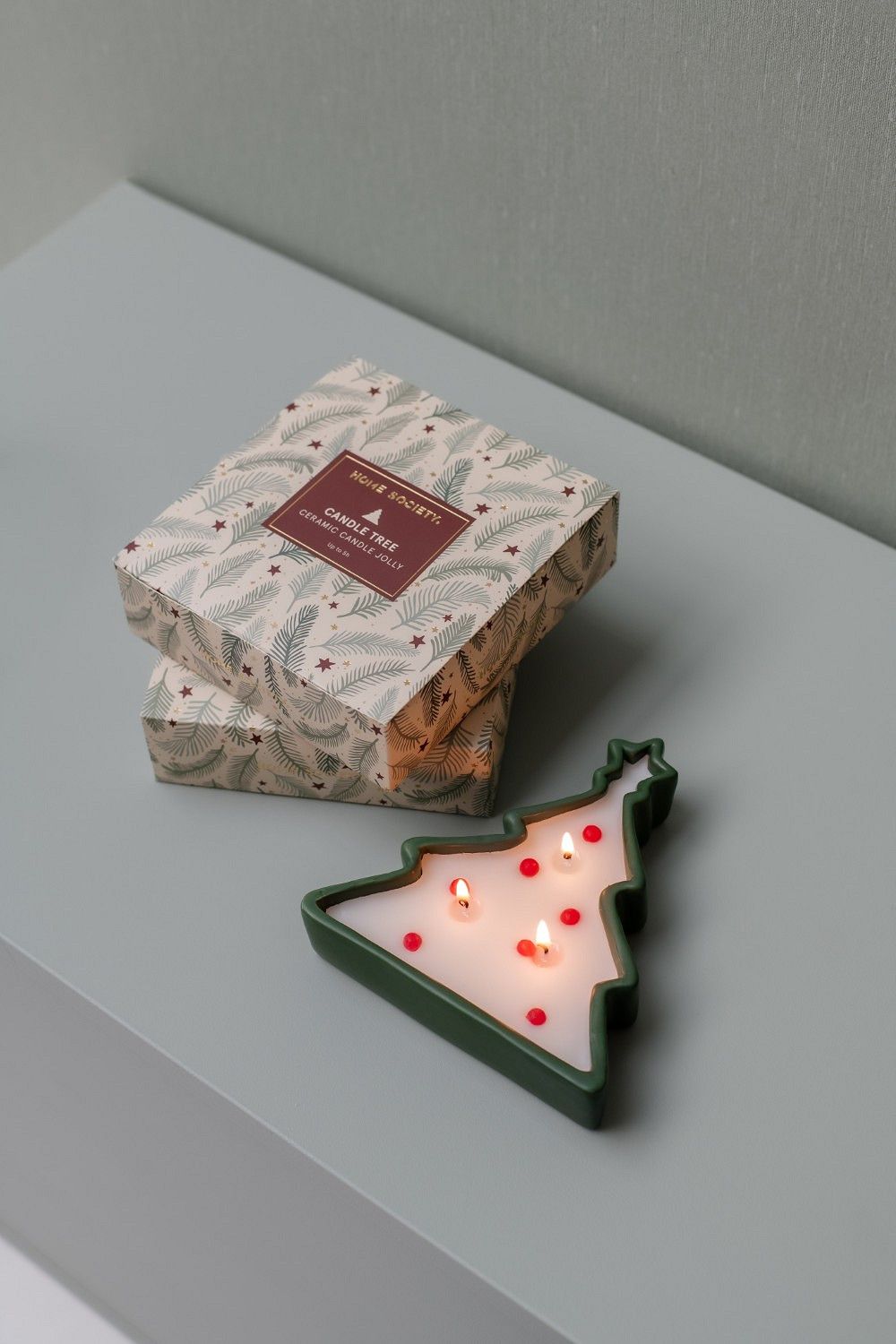 Kaars - Kerstboom - Jolly