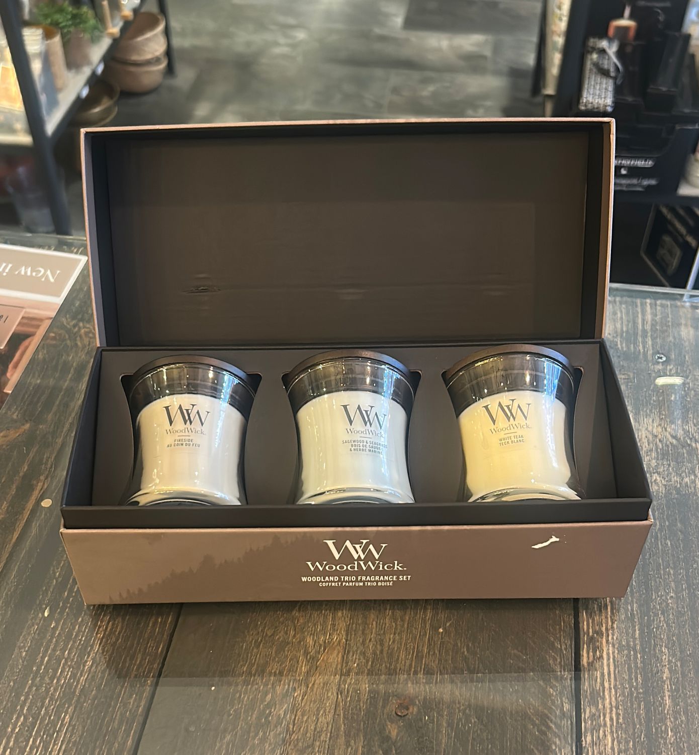 WW - Deluxe gift set - 3 mini candle - Woodland