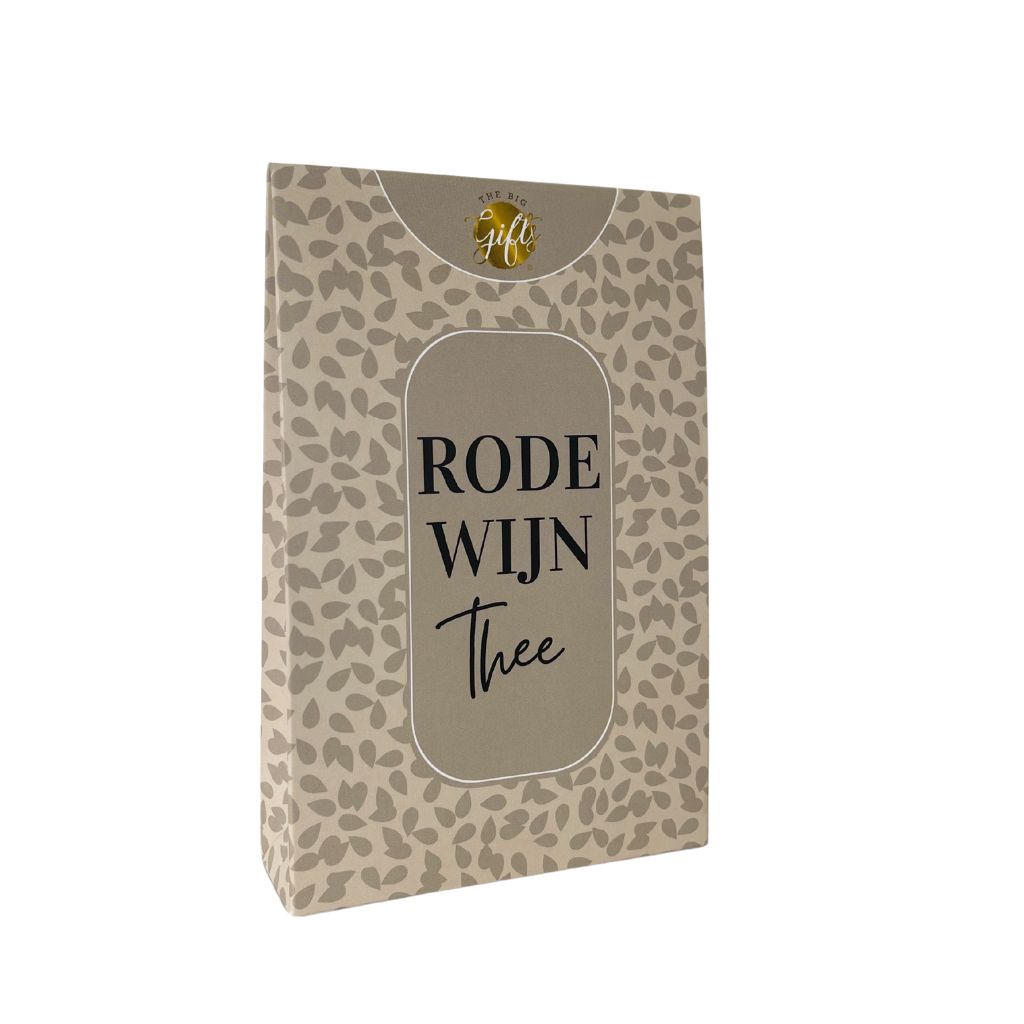 Rode wijn - Thee