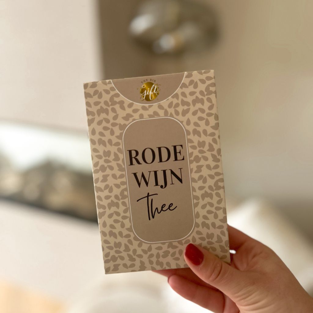 Rode wijn - Thee