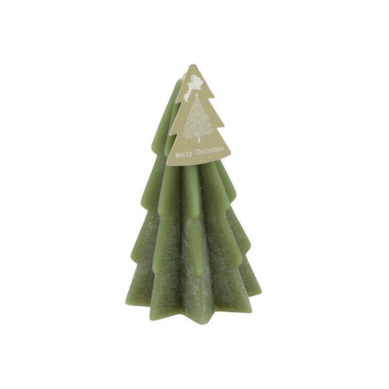Kerstboom kaars - Lio - M - Groen