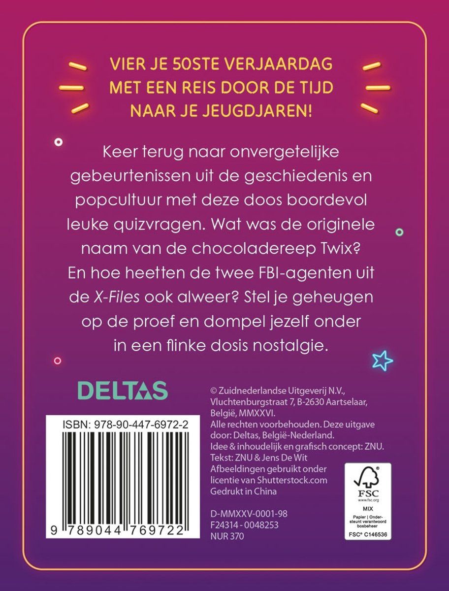 Quiz - Hoera 50 jaar!