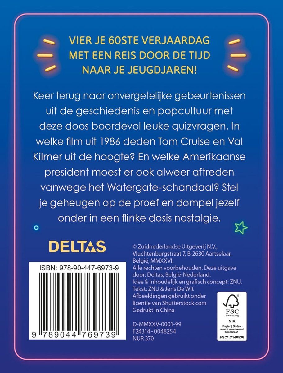 Quiz - Hoera 60 jaar!