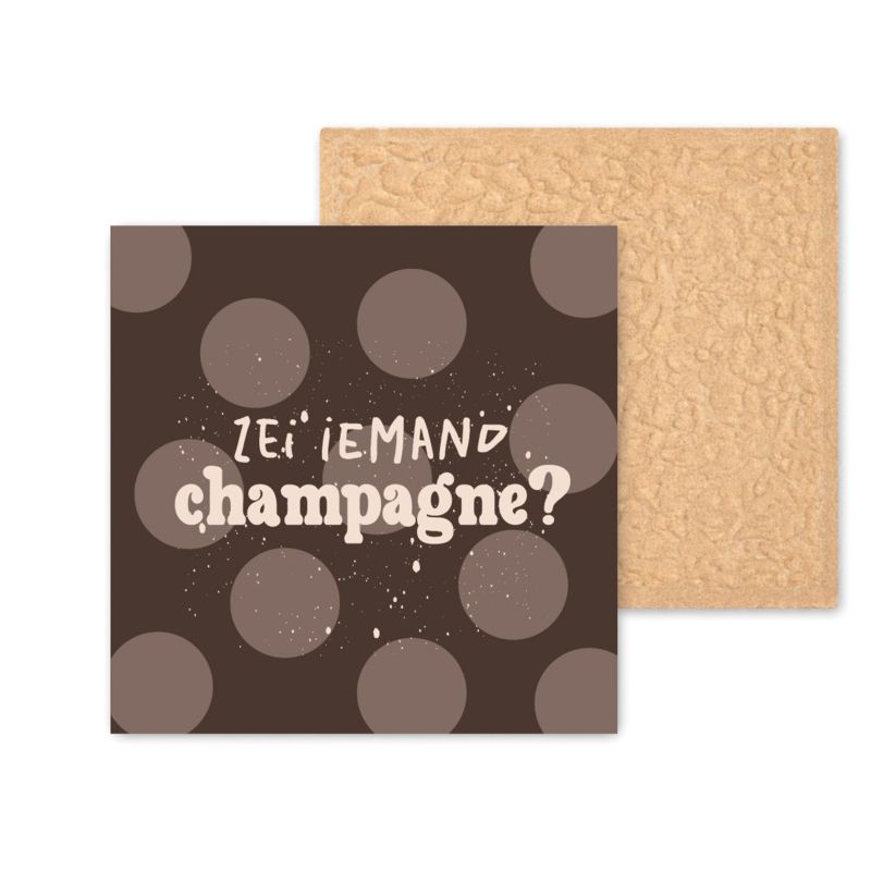 Tegeltje - AGW - Zei iemand champagne?