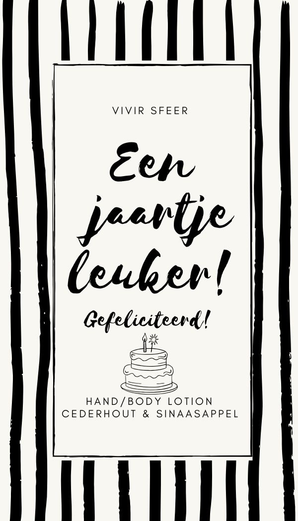 Vivir Sfeer - Lotion - Jaartje leuker!