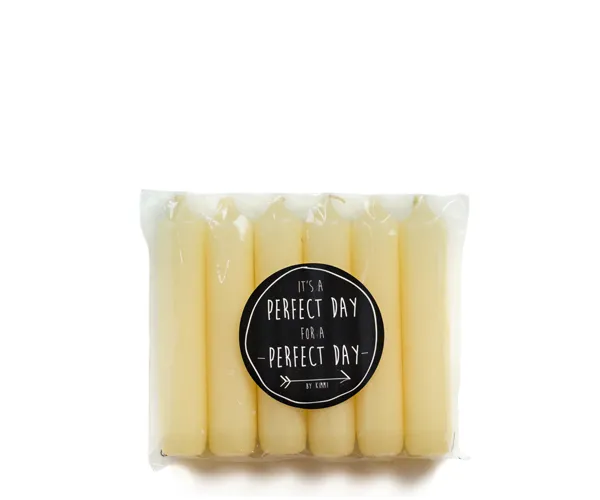 Rustik Lys - Mini dinerkaars - Pale Banana