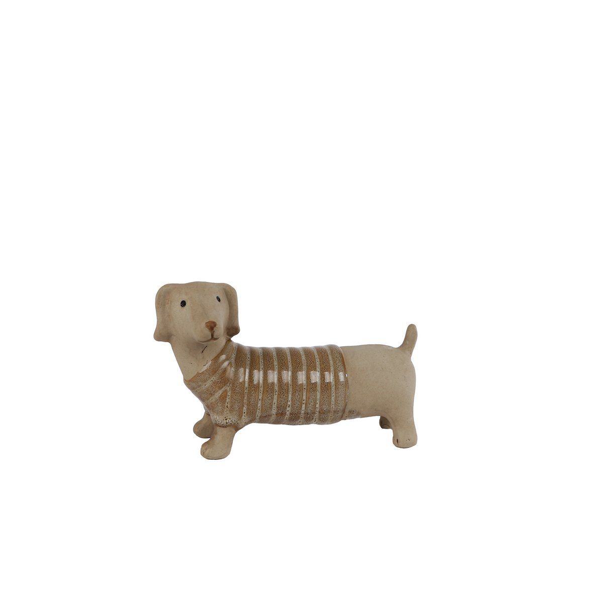 Ornament - Teckel - Beige - S